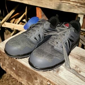 Reebok ZPrint Steel Toe Work Shoes, Men's Size 11.5 M, Gray New In Box RB4252